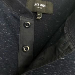 Jack Spade Shirts - Jack Spade Henley Heather Long Sleeve Shirt Jack Spade Shirts - Jack Spade Henley Heather Long Sleeve Shirt